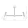 Freya Fr5169PL-05W Rise, 76x37 mm, E14, 5x40W, white color, white