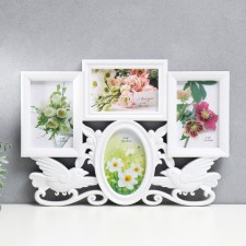 Photo frame plastic in 4 photos 10x15 cm 