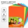 Tinted color, A4, 12 sheets, 6 colors, non -stated, bilateral, in a package, 80 g/m², Masha and the bear