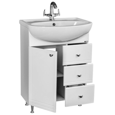 Iceberg cabinet under the sink Complex 60, with 3 upper boxes-1