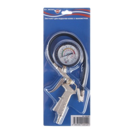Pistol for pumping wheels with a pressure gauge M5-1