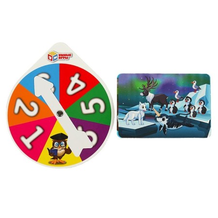 Board game "Smart quiz. Animals of the world ", 3+-2
