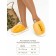 Slippers Pumpkin, size 38-39, yellow color