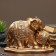 Pigger "Elephant with Elephant" bronze, 15x32cm