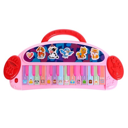 Piano "Funny beasts", sound, pink color-1