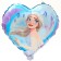 Airy ball "Elsa", 16 inch, foil, cold heart