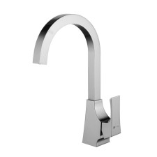 LEMARK LM4555C kitchen mixer, with high swing pouring, chromium color