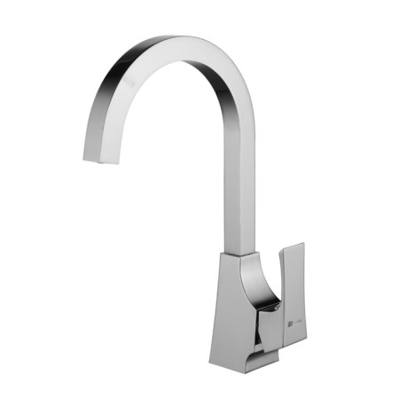 LEMARK LM4555C kitchen mixer, with high swing pouring, chromium color