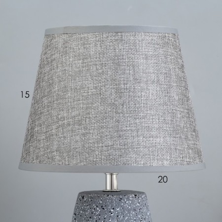 Table lamp "Dandan" 1x40W E14 gray 20x20x34cm-2