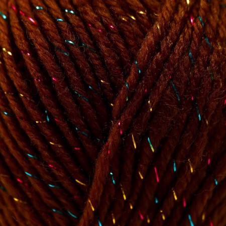 Yarn 70% acrylic, 30% silk "Softy Shine" 50 g 85 m color 25 dark needles-3