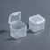 Organizer for decor, 56 cells, 21 × 17.2 × 2.5/2.5 × 2.5 × 2 cm, the color is transparent