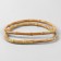 Handles for bag, 2 pcs, bamboo, 17 × 12 cm, thickness 0.8 cm