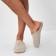 Male slippers, eco size 44-45, beige color