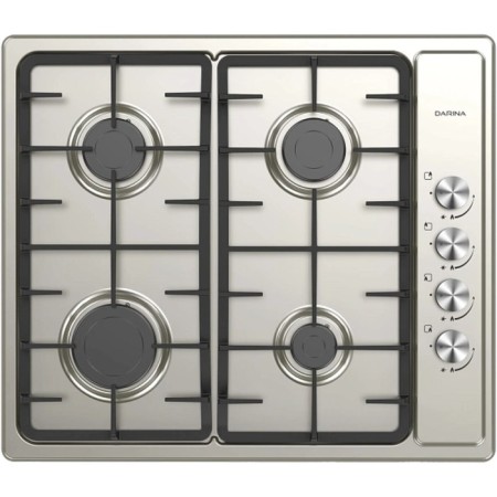 The hob Darina T1 BGM 341 11 x, gas, 4 burners, silver