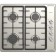 The hob Darina T1 BGM 341 11 x, gas, 4 burners, silver