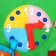 Raping Developing Tactile "Tactics No. 1", 50 × 40 cm, according to the Montessori methodology