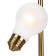 Freya Fr5372FL-03BS Evidence, 220x220x1530 mm, G9, 3x40W, brass color.