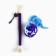 Toy for cats. Matatabi toys set and tangle, purple color