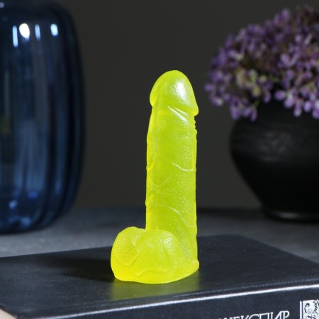 Figure soap "Favorite" neon, aroma melon, 11cm 95 g-3