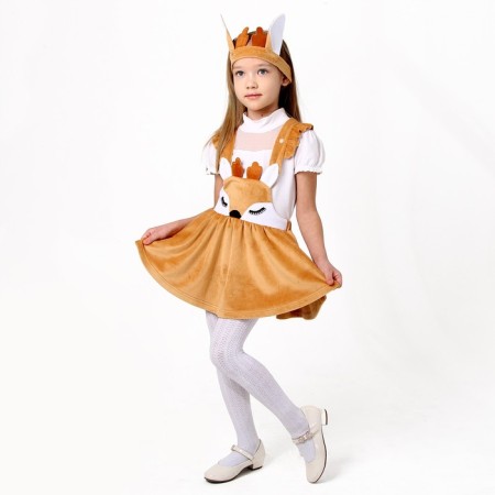 Carnival costume "Olenienok", Plyush, p. 32, height 122-128 cm-1