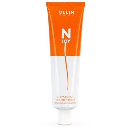 Cream-color hair Permanent Ollin Professional N-Joy, tone 5/0, light brown-haired, 100 ml-5