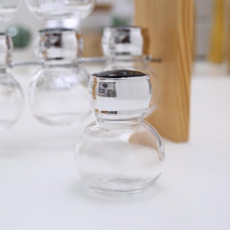 Set for glass spices on the Eco stand, 8 items: 100 ml-3