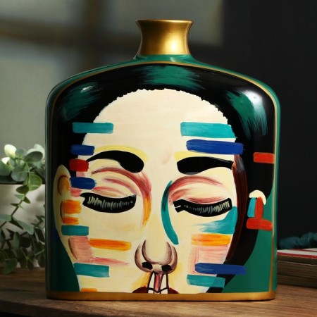 VAZ Ceramics "Girl with eyes closed" 27 x 21.5 x 10 cm-6