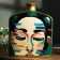 VAZ Ceramics "Girl with eyes closed" 27 x 21.5 x 10 cm