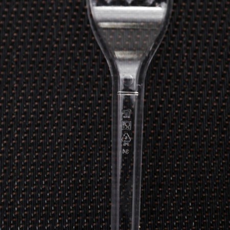 Plastic disposable plug "premium", 16.5 cm, transparent color-3