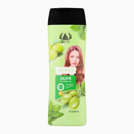 Hair shampoo, power and strengthening, with olive and keratin extract, 400 ml