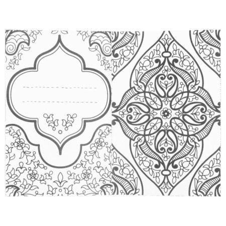 Coloring - anti -stress, album "Eastern Patterns" A6-8