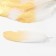 Feathers for decor, gold, partial color 13-15 cm 10 pcs