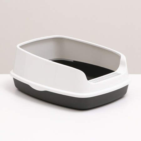 Aisha toilet with high side, 45 x 35 x 18.5 cm, gray