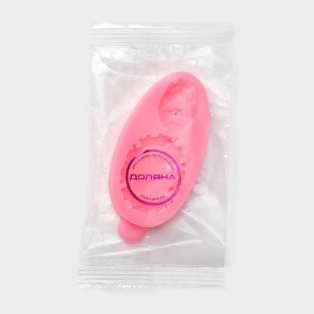 Mold Dolyana "Frame and Portrait", silicone, 8.5 × 4.5 cm, pink color-6