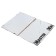 Noise insulation Masterprof Isa. 131358, for steel baths and sinks, 170 x 235 x 3 mm, set 2 pcs.