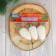 Decoration Christmas tree "bump" (set 3 pcs) 3x5.5 cm, white
