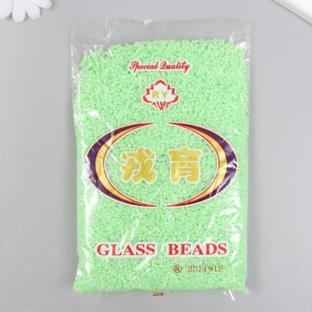 Glass 12/0 "Green Tea" translucent mother -of -pearl 450 grams-2