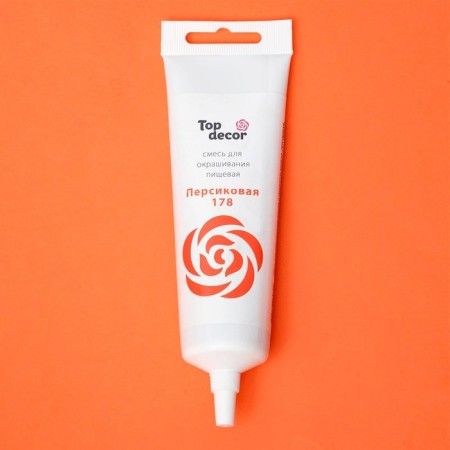Food dye Top Decor gel "peach", 100 g-3