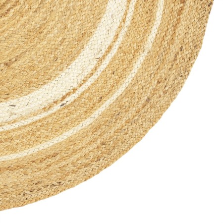June carpet round with white inserts Ethnic, size 90 cm-4