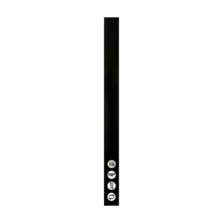 Lightning cable - usb, 2.4 a, braid fabric, flat, 1 meter, black-4