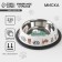 Metal bowl for a cat with a non -slip base “Where is my food?”, 235 ml, 15x3.5 cm