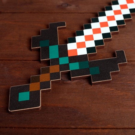 Souvenir wooden sword of the vampire "Pixel", 37 cm mix-1