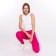 Female leggings in a rubber, pink color, size 48-50 (l/xl)