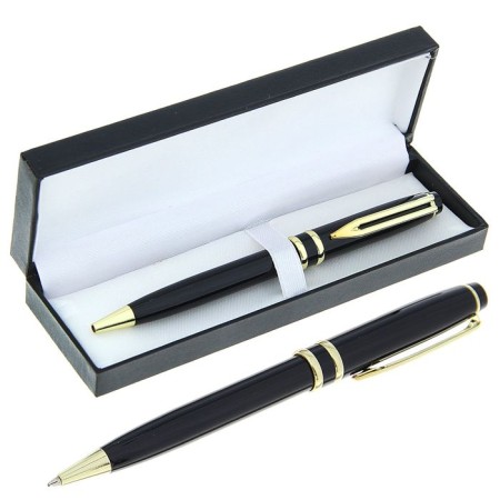 Gift handle, ball "crown" in the leatherette case, rotary