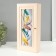 Key of "Five feathers" Milk oak 16x31 cm mix