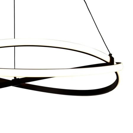 Suspended chandelier Mantra Infinity, LED, 3400LM, 2800K, 400 mm, brown color-2