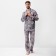Pajama male (shirt and trousers) kaftan "Dragon" size 50, gray