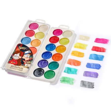 Persian watercolor "Gravity Folz", 12 colors, without brush-5