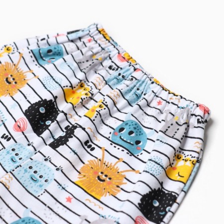 Sliders for a boy, white color, height 74 cm-1