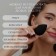 Makeup sponge "drop", 6 × 4 cm, increases when getting wet, in the case, the color is black